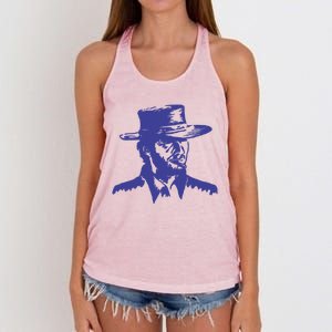 Cowboy, Wild West Rodeo Show, Horses, Horse, Animals, Animal Women's Knotted Racerback Tank