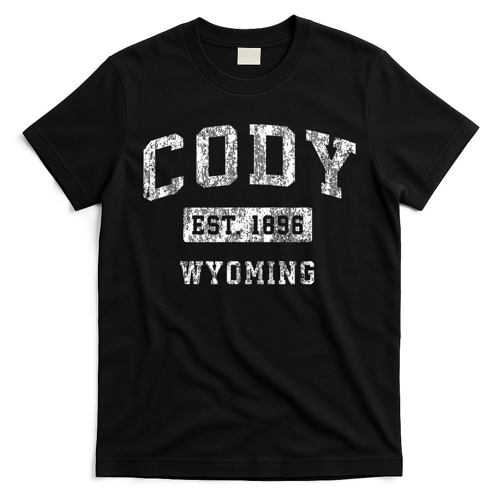 Cody Wyoming Wy Vintage Established Sports T-Shirt