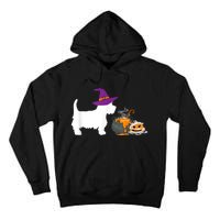 Cute Westie Wizard Hat Halloween Funny Dog Owner Costume Tall Hoodie