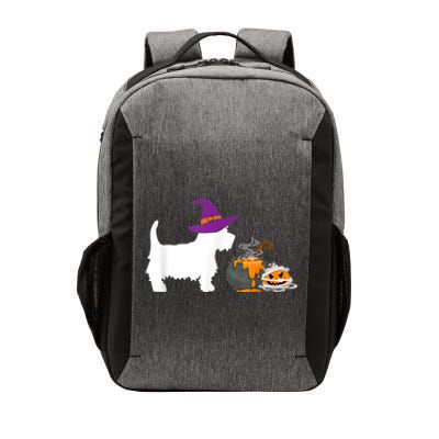 Cute Westie Wizard Hat Halloween Funny Dog Owner Costume Vector Backpack