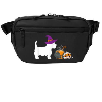 Cute Westie Wizard Hat Halloween Funny Dog Owner Costume Crossbody Pack