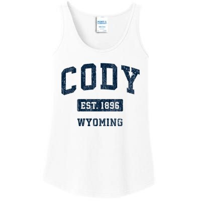 Cody Wyoming Wy Vintage Sports Established Ladies Essential Tank