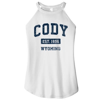 Cody Wyoming Wy Vintage Sports Established Women's Perfect Tri Rocker Tank