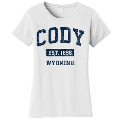 Cody Wyoming Wy Vintage Sports Established Women's T-Shirt