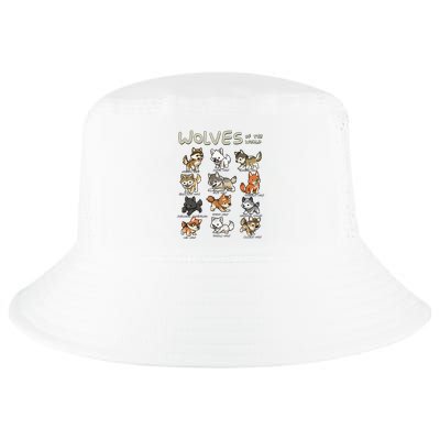 Chibi Wolf Wolves Animals Of The World Wolf Lover Cool Comfort Performance Bucket Hat