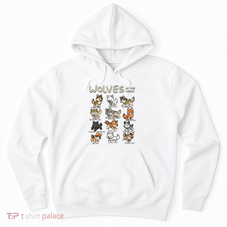 Chibi Wolf Wolves Animals Of The World Wolf Lover Hoodie