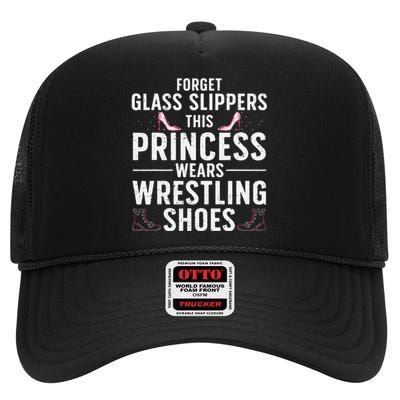 Cool Wrestling Wrestler Princess Sports High Crown Mesh Back Trucker Hat