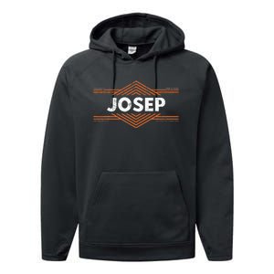 Clothing With Your Name For People Called Josep Performance Fleece Hoodie