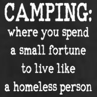 Camping: Where You Spend A Small Fortune To Live Like A Homeless Person 15oz Campfire Ceramic Mug