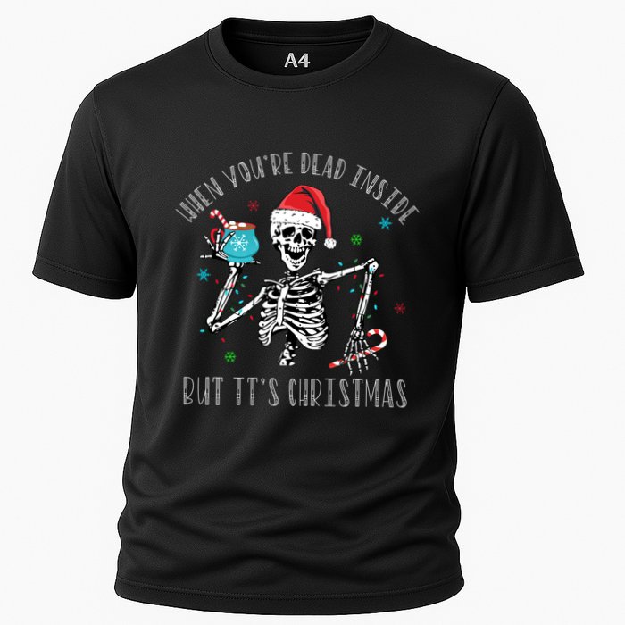 Christmas When Youre Dead Inside But Its Christmas Cooling Performance Crew T-Shirt