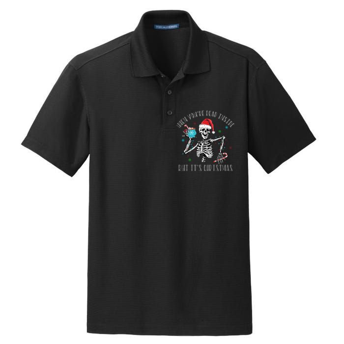 Christmas When Youre Dead Inside But Its Christmas Dry Zone Grid Polo