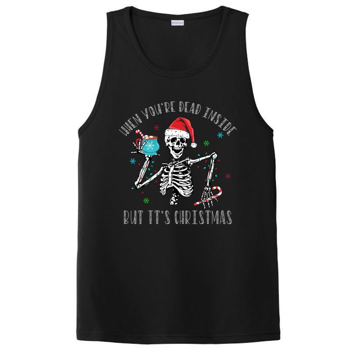 Christmas When Youre Dead Inside But Its Christmas PosiCharge Competitor Tank