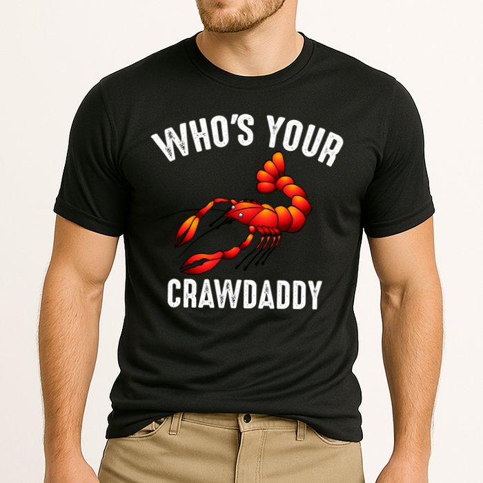 Cool Who's Your Crawdaddy Funny Crawdad Lobster Lover Gift Cooling Performance Crew T-Shirt
