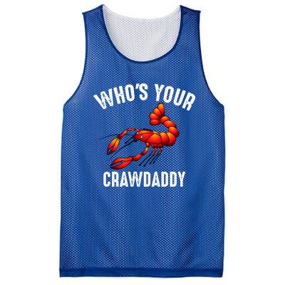 Cool Who's Your Crawdaddy Funny Crawdad Lobster Lover Gift Mesh Reversible Basketball Jersey Tank