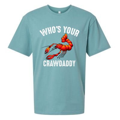 Cool Who's Your Crawdaddy Funny Crawdad Lobster Lover Gift Sueded Cloud Jersey T-Shirt