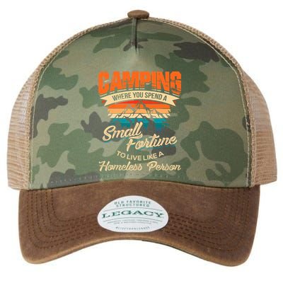 Camping Where You Spend A Small Fortune To Live Like A Homeless Person. Legacy Tie Dye Trucker Hat