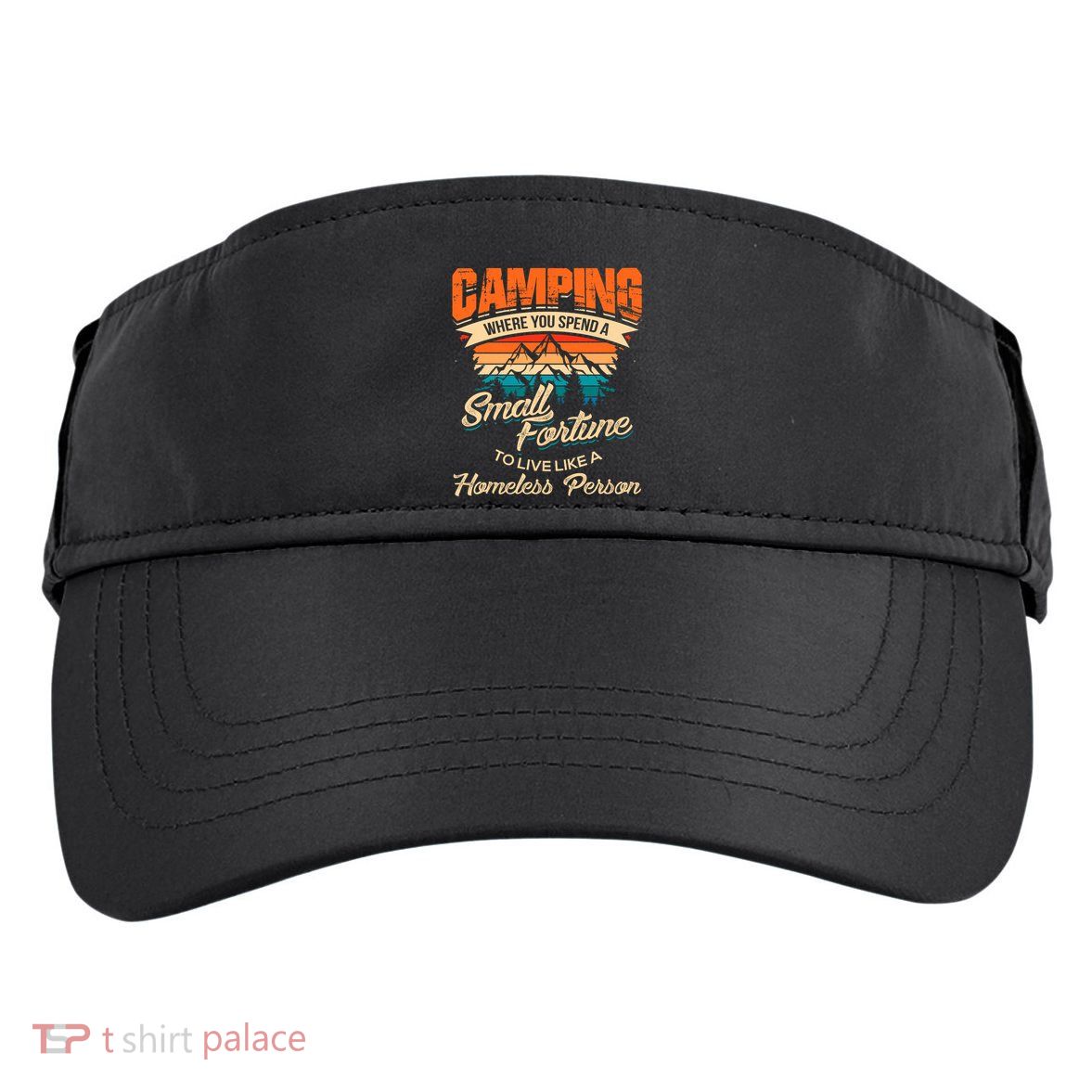 Camping Where You Spend A Small Fortune To Live Like A Homeless Person. Adult Drive Performance Visor