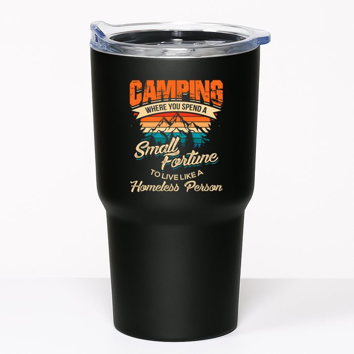 Camping Where You Spend A Small Fortune To Live Like A Homeless Person. Tumbler