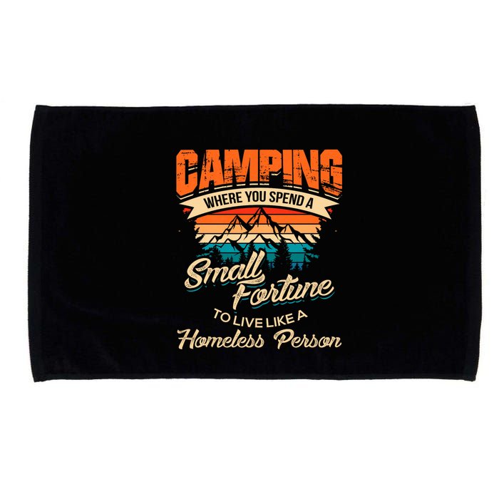 Camping Where You Spend A Small Fortune To Live Like A Homeless Person. Microfiber Hand Towel