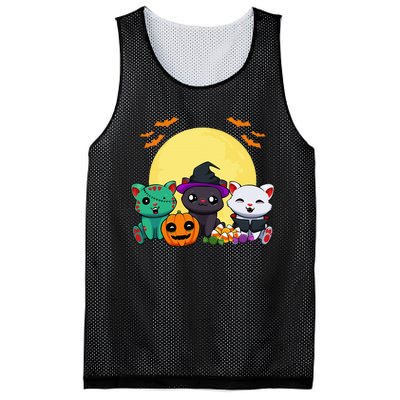 Cat Witch Zombie Vampire Lazy Halloween Costume Cute Kitten Mesh Reversible Basketball Jersey Tank