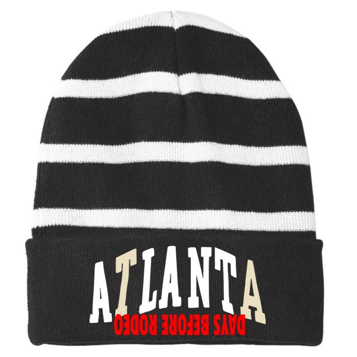 Cj X Cactus Plant Flea Market Free Thugger Striped Beanie with Solid Band