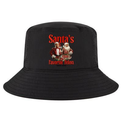 Christmas Xmas Funny Trump SantaS Favorite Felon Since 2024 Cool Comfort Performance Bucket Hat