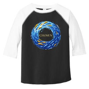 Chosen X Fish Swim Against The Current X Bible Toddler Fine Jersey T-Shirt