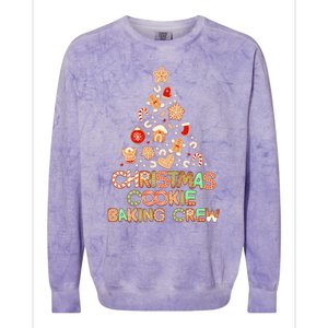 Cute Xmas Family Matching Christmas Cookie Baking Crew Gift Colorblast Crewneck Sweatshirt