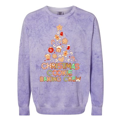 Cute Xmas Family Matching Christmas Cookie Baking Crew Gift Colorblast Crewneck Sweatshirt