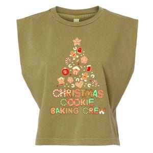 Cute Xmas Family Matching Christmas Cookie Baking Crew Gift Garment-Dyed Women's Muscle Tee