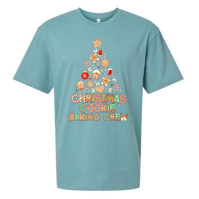 Cute Xmas Family Matching Christmas Cookie Baking Crew Gift Sueded Cloud Jersey T-Shirt