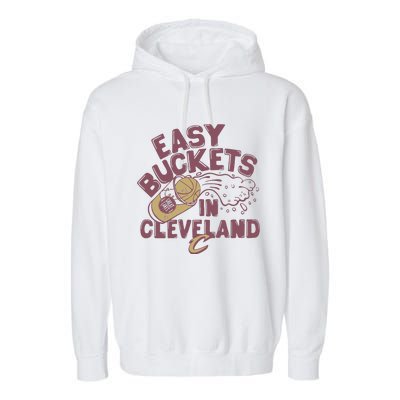 Cavs X Great Lakes Brewing Easy Buckets Garment-Dyed Fleece Hoodie