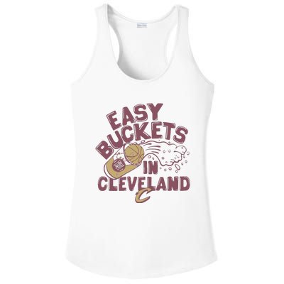 Cavs X Great Lakes Brewing Easy Buckets Ladies PosiCharge Competitor Racerback Tank