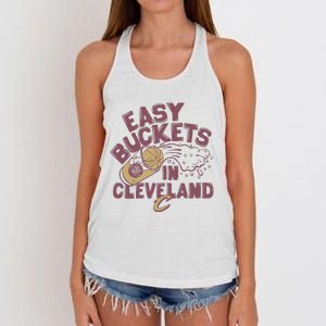 Cavs X Great Lakes Brewing Easy Buckets Women's Knotted Racerback Tank