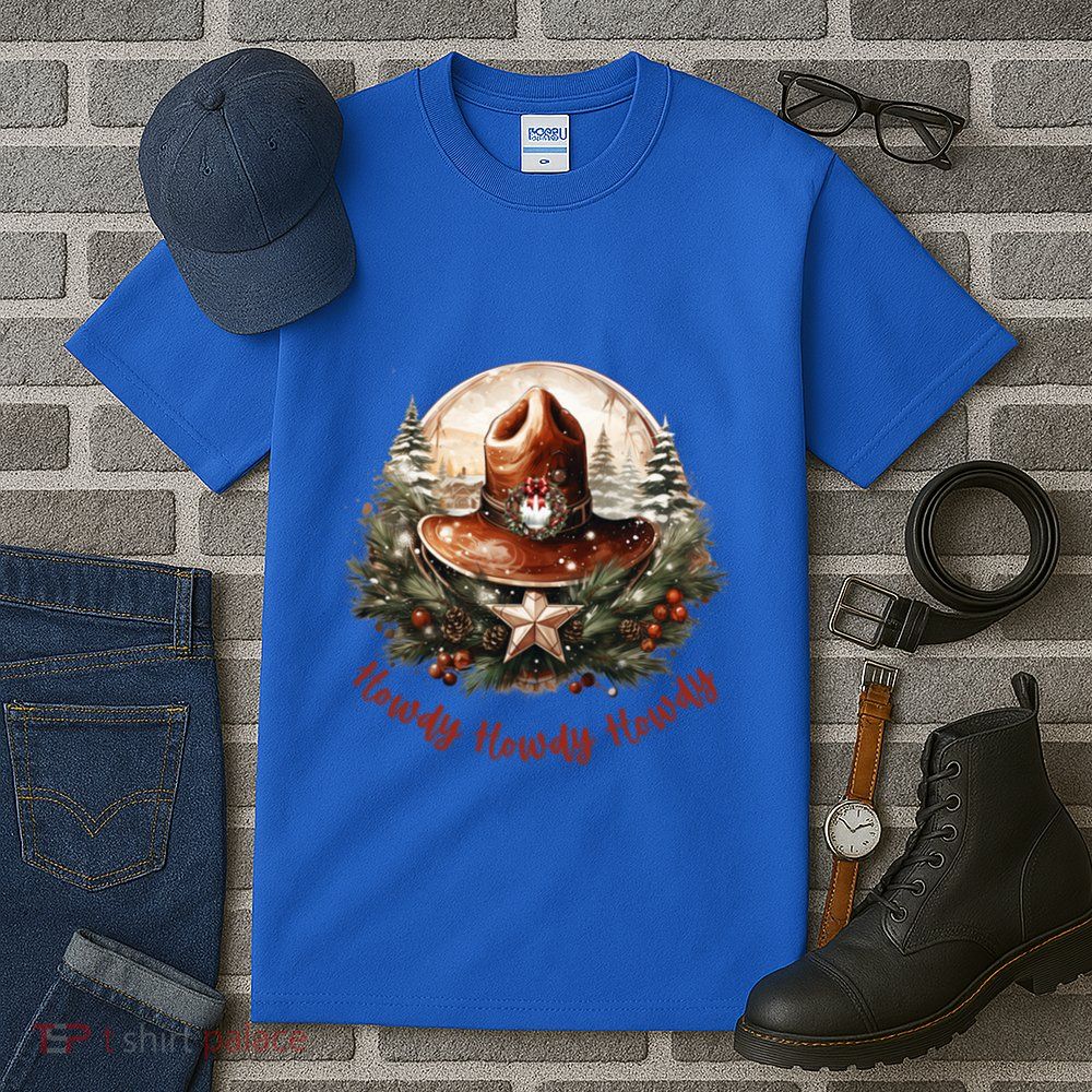 Christmas Xmas Howdy Howdy Howdy Star Cool Gift Tall T-Shirt