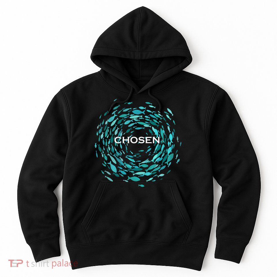Chosen X Jesus Miracle Of The Fish In Bible Hoodie