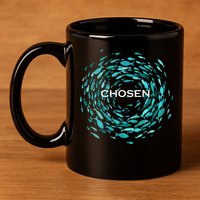 Chosen X Jesus Miracle Of The Fish In Bible 11oz C Handle Ceramic Mug