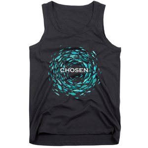 Chosen X Jesus Miracle Of The Fish In Bible Tank Top