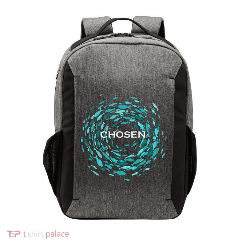 Chosen X Jesus Miracle Of The Fish In Bible Vector Backpack