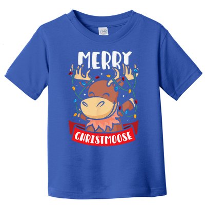 Christmas Xmas Loved Ones Family Funny Merry Christmoose Toddler T-Shirt