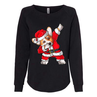 Corgi Xmas Lights Sweater Santa Corgi Dog Christmas Gift Womens California Wash Sweatshirt