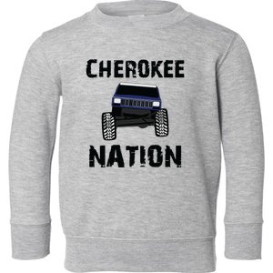 Cherokee Xj Nation Offroad Toddler Sweatshirt