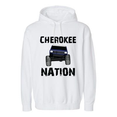 Cherokee Xj Nation Offroad Garment-Dyed Fleece Hoodie