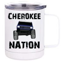 Cherokee Xj Nation Offroad 12 oz Stainless Steel Tumbler Cup