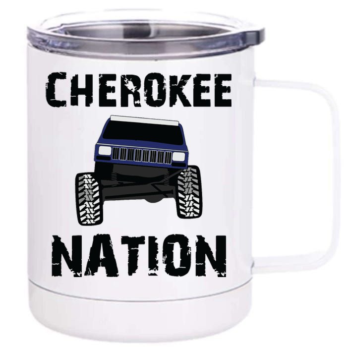 Cherokee Xj Nation Offroad 12 oz Stainless Steel Tumbler Cup