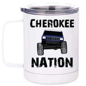 Cherokee Xj Nation Offroad 12 oz Stainless Steel Tumbler Cup