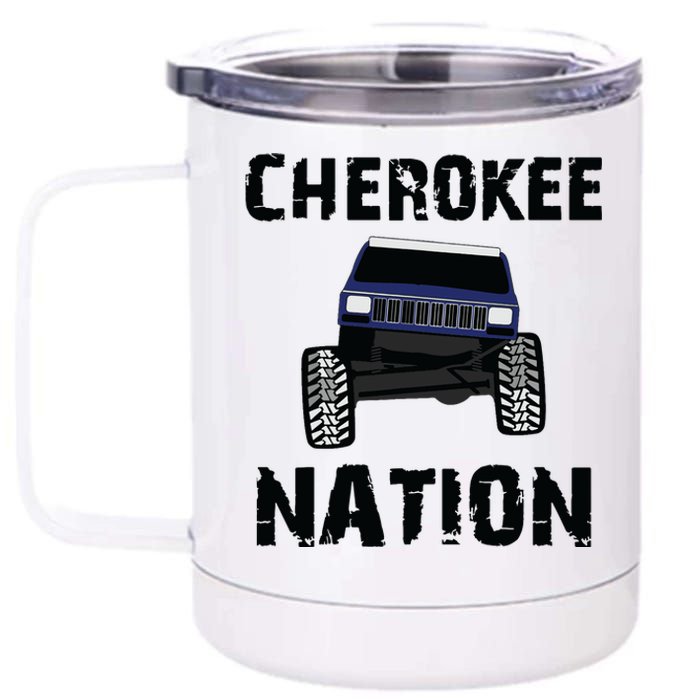 Cherokee Xj Nation Offroad 12 oz Stainless Steel Tumbler Cup