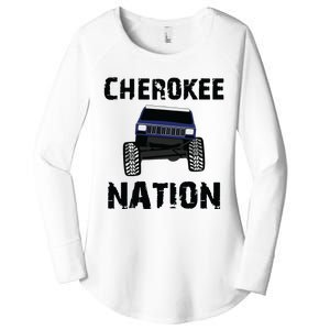 Cherokee Xj Nation Offroad Women's Perfect Tri Tunic Long Sleeve Shirt