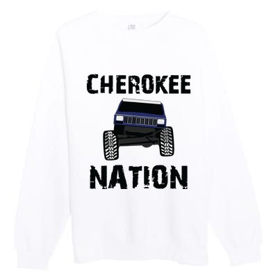 Cherokee Xj Nation Offroad Premium Crewneck Sweatshirt