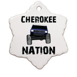 Cherokee Xj Nation Offroad Ceramic Star Ornament